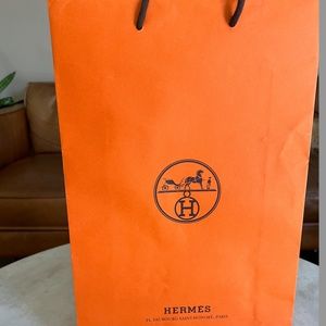 Hermes Shopping bag with ribbon